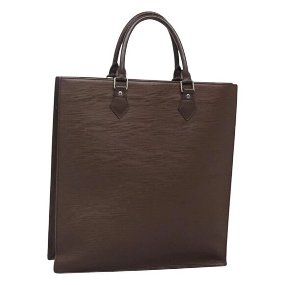 Louis Vuitton Handbags - LOUIS VUITTON Epi Sac Plat Hand Bag Mocha